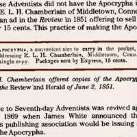 Adventist Heritage - 1987 Adventist Heritage - 1987