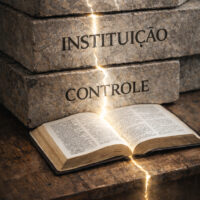 O texto pressionado