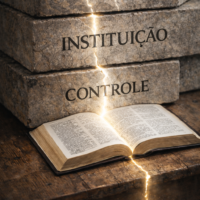 O texto pressionado