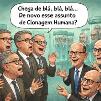 PARECE PIADA: "Chega de blá, blá, blá... De novo esse assunto da Clonagem Humana?" ChatGPT Image 17 de fev. de 2026, 13_36_46
