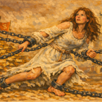 A Noiva Acorrentada – Dependência Financeira, Ecumenismo e o Alerta de Apocalipse 17–18 ChatGPT Image 18 de fev. de 2026, 01_28_16