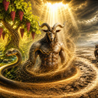 Da "serpente" do Éden ao símbolo de Baphomet: O fluxo invisível que se torna visível ao longo da História ChatGPT Image 4 de mai. de 2026, 08_35_36