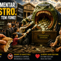 Pare de alimentar o monstro. Alimente quem tem fome! ChatGPT Image 27 de ago. de 2026, 02_33_19