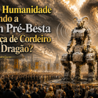 Antes da Imagem da Besta: Estaria a Humanidade Construindo a Imagem Pré-Besta com cabeça de Cordeiro e Voz do Dragão? ChatGPT Image 6 de ago. de 2026, 21_24_55