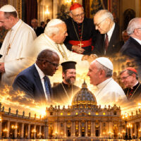 Colagem Vaticana ao Entardecer