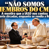 “NÃO SOMOS MEMBROS DO CMI”: A mentira que a IASD nos contou durante décadas, enquanto se rendia a Roma Entrega de medalhão no Vaticano